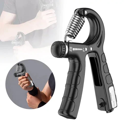 Adjustable Exerciser Hand Gripper With Counter Strengthener